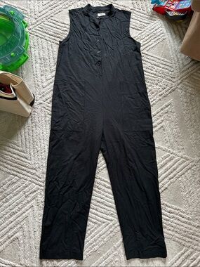 Billy Reid Sleeveless Black silk Jumpsuit